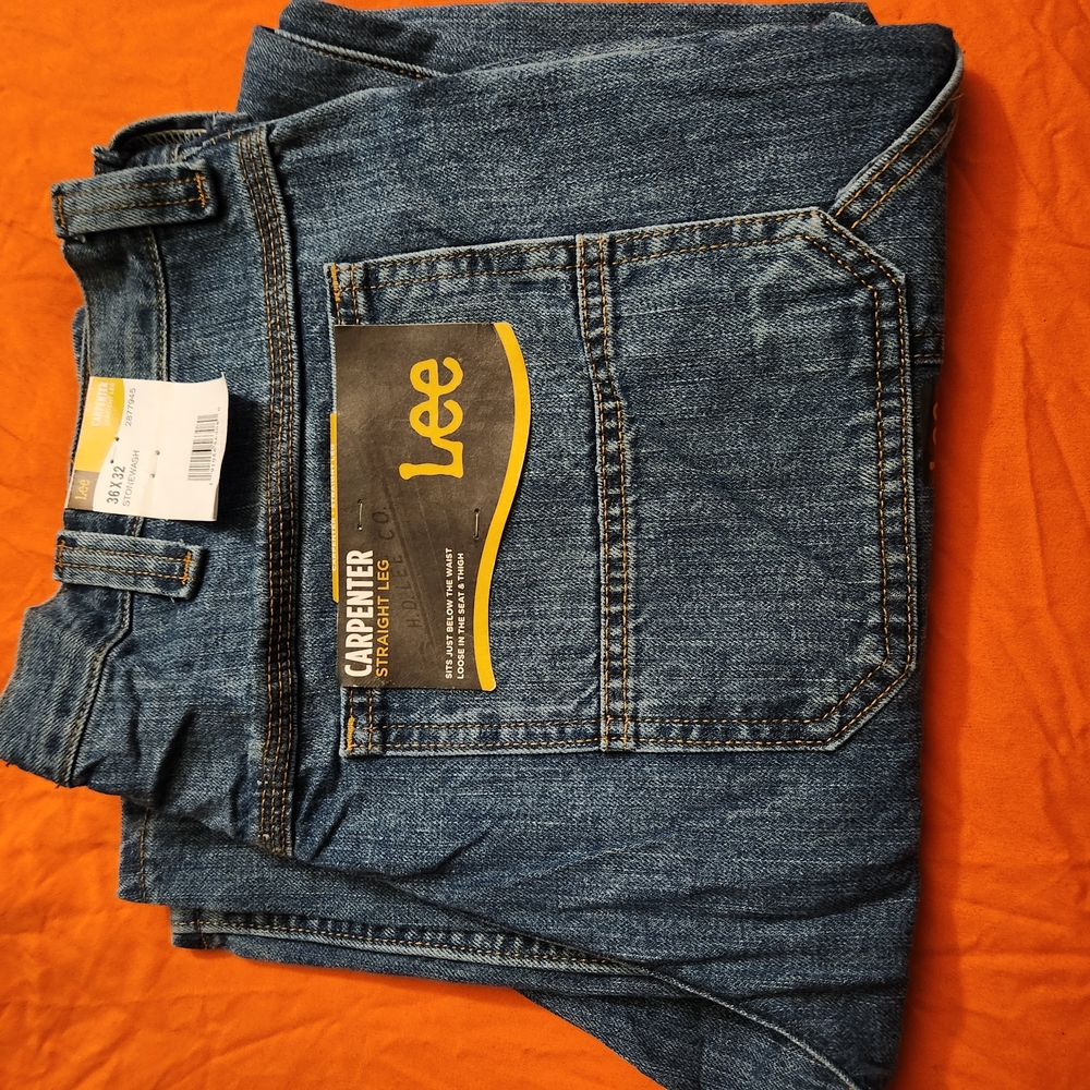 Lee Men's Blue Carpenter Jeans